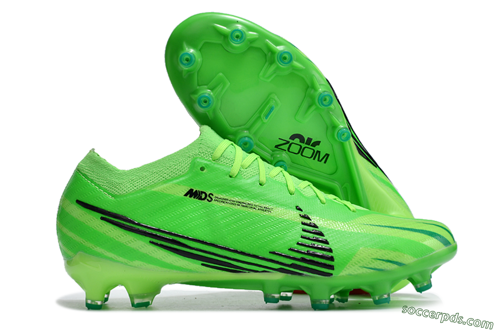 Nike Air Zoom Mercurial Vapor 15 Elite AG Low-Tops Football Boots - Green/Black 1