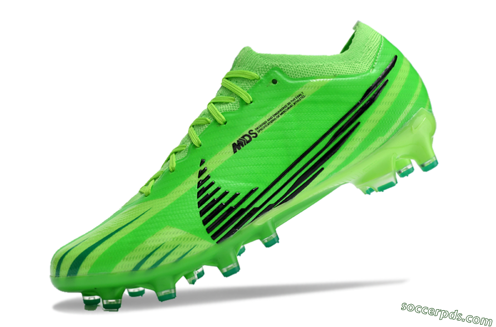 Nike Air Zoom Mercurial Vapor 15 Elite AG Low-Tops Football Boots - Green/Black 5