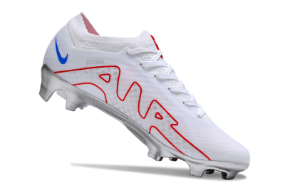 Nike Air Zoom Mercurial Vapor 15 Elite FG Low-Tops Football Boots - White/Red/Silver