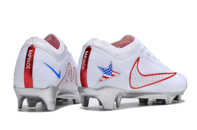 Nike Air Zoom Mercurial Vapor 15 Elite FG Low-Tops Football Boots - White/Red/Silver