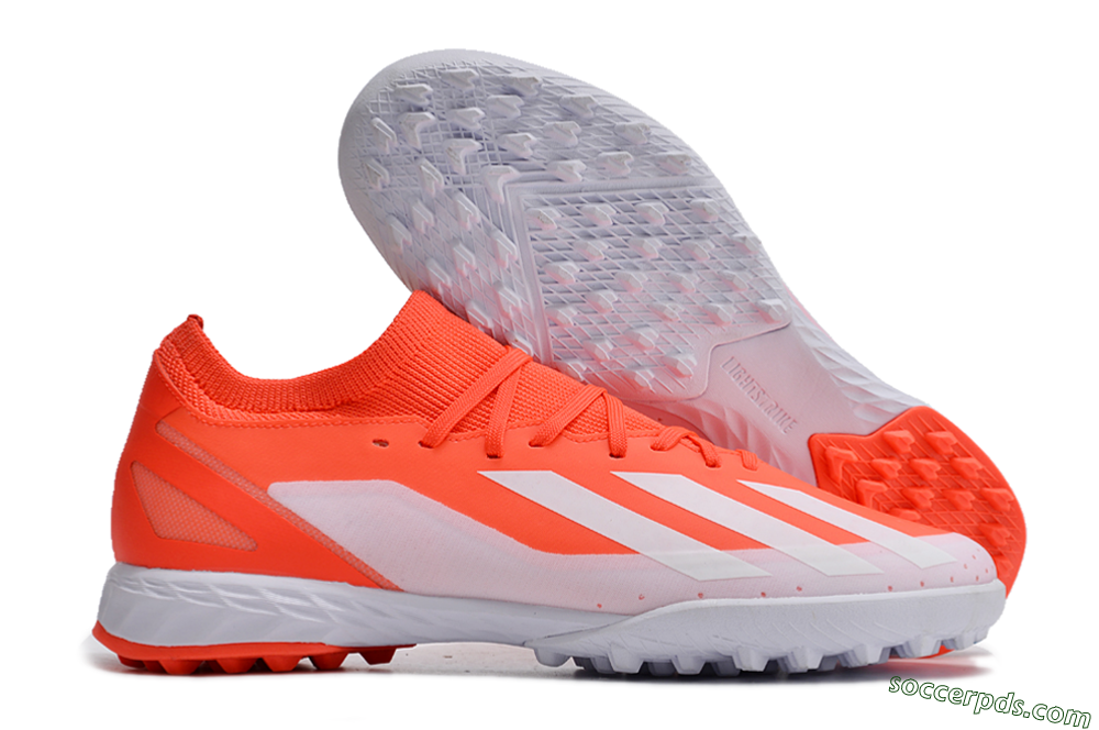 Adidas X Crazyfast.1 TF Low-Tops Football Shoes - Red/White 1