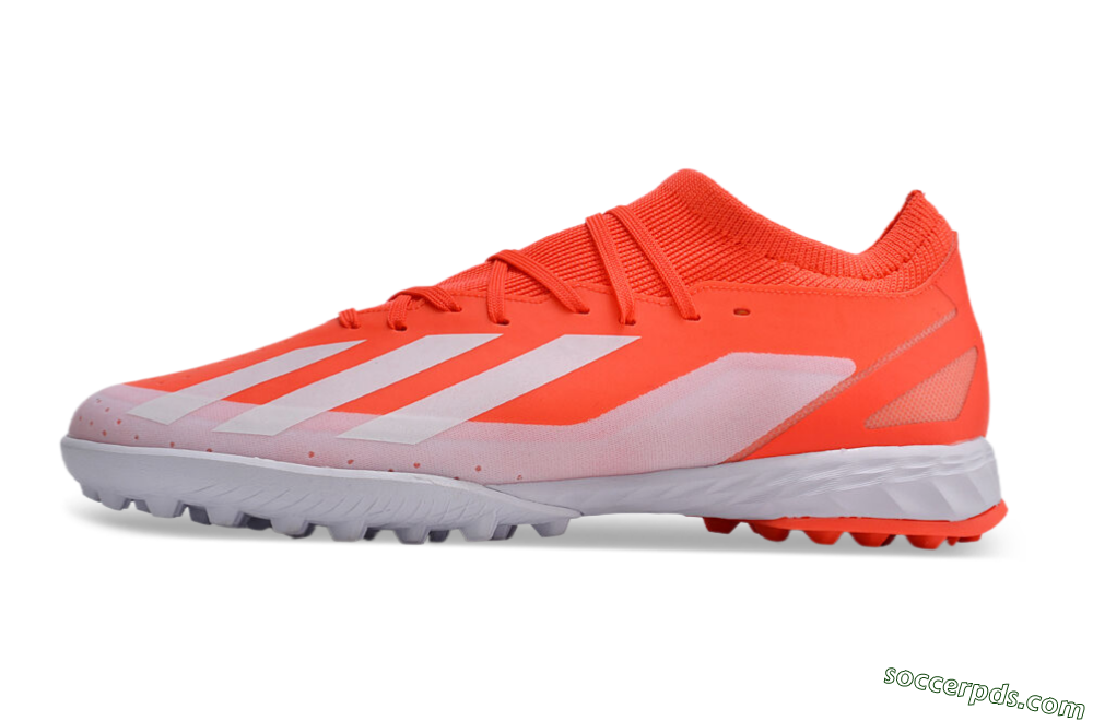 Adidas X Crazyfast.1 TF Low-Tops Football Shoes - Red/White 2