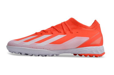 Adidas X Crazyfast.1 TF Low-Tops Football Shoes - Red/White