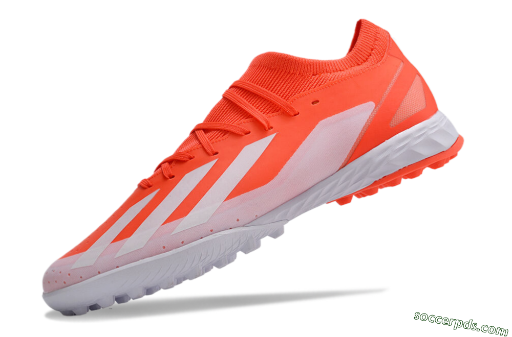 Adidas X Crazyfast.1 TF Low-Tops Football Shoes - Red/White 5