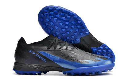 Adidas X Crazyfast.1 TF Low-Tops Football Shoes - Black/Blue
