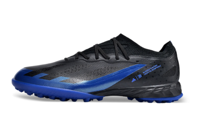 Adidas X Crazyfast.1 TF Low-Tops Football Shoes - Black/Blue