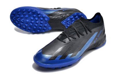 Adidas X Crazyfast.1 TF Low-Tops Football Shoes - Black/Blue