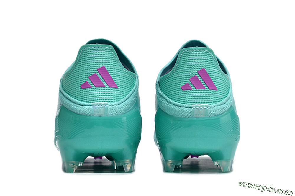 Adidas F50 Adizero FG Low-Tops Football Boots - Jade/Purple/Blue 5