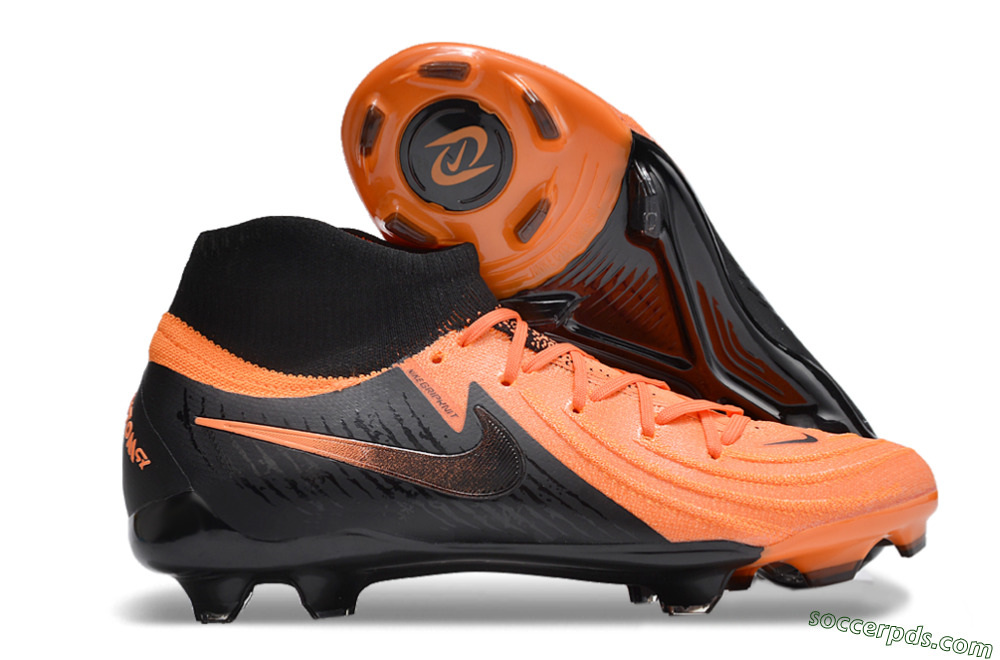 Nike Phantom Luna Elite NU FG High-Tops Football Boots - Orange/Black 1