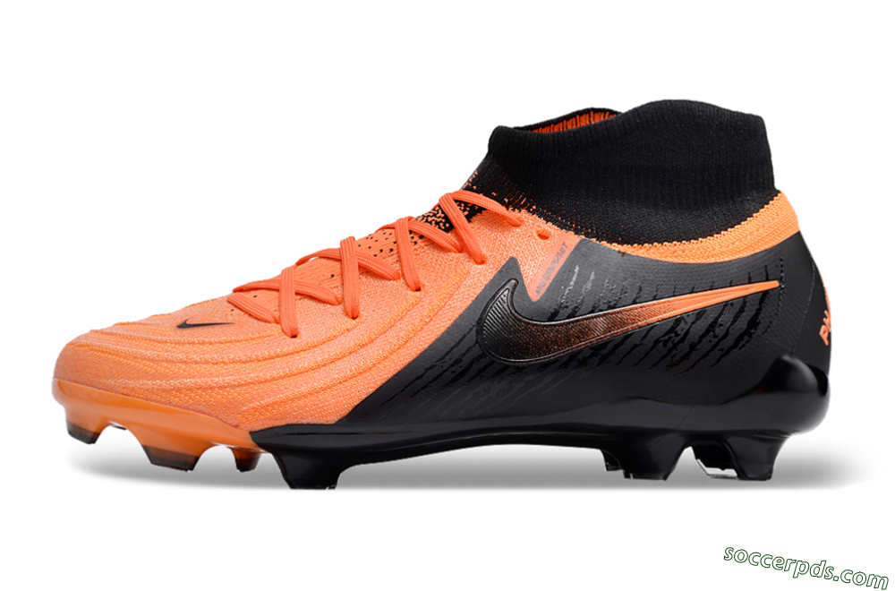 Nike Phantom Luna Elite NU FG High-Tops Football Boots - Orange/Black 2