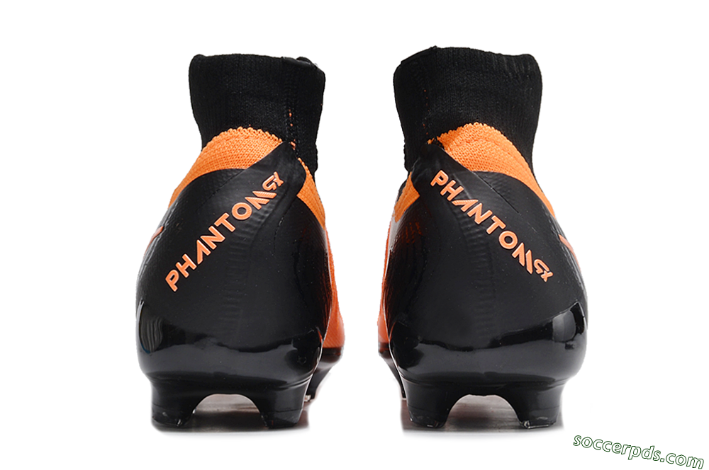Nike Phantom Luna Elite NU FG High-Tops Football Boots - Orange/Black 5