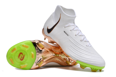 Nike Phantom Luna Elite NU FG High-Tops Football Boots - White/Black/Gold