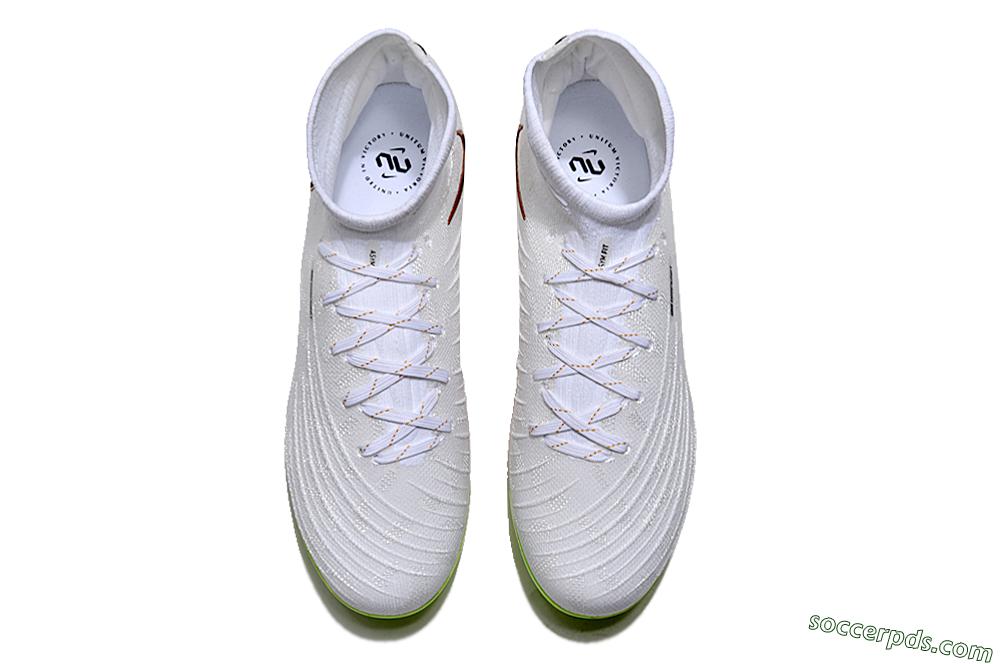 Nike Phantom Luna Elite NU FG High-Tops Football Boots - White/Black/Gold 4