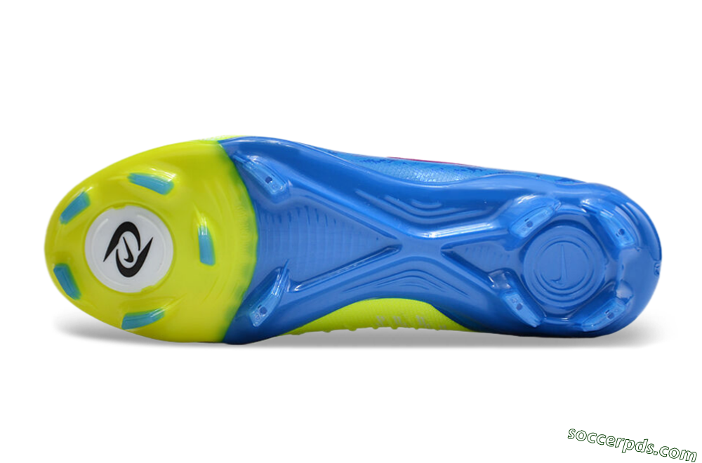 Nike Phantom Luna Elite FG Low-Tops Football Boots - Yellow/Blue/Pink 6