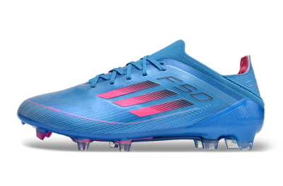 Adidas F50 Adizero FG Low-Tops Football Boots - Blue/Pink