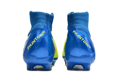 Nike Phantom Luna Elite NU FG High-Tops Football Boots - Yellow/Blue/Pink