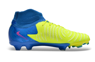 Nike Phantom Luna Elite NU FG High-Tops Football Boots - Yellow/Blue/Pink