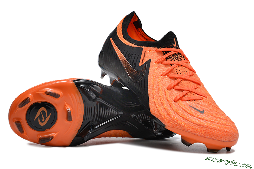 Nike Phantom Luna Elite FG Low-Tops Football Boots - Orange/Black 3