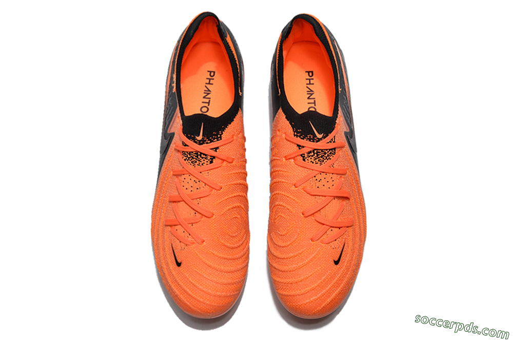 Nike Phantom Luna Elite FG Low-Tops Football Boots - Orange/Black 4