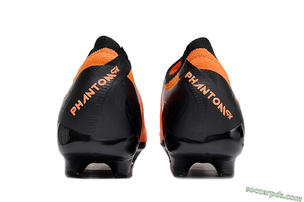 Nike Phantom Luna Elite FG Low-Tops Football Boots - Orange/Black 5