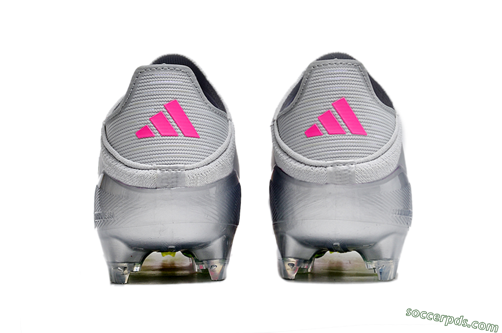 Adidas F50 Adizero FG Low-Tops Football Boots - Silver/Yellow/Pink 5