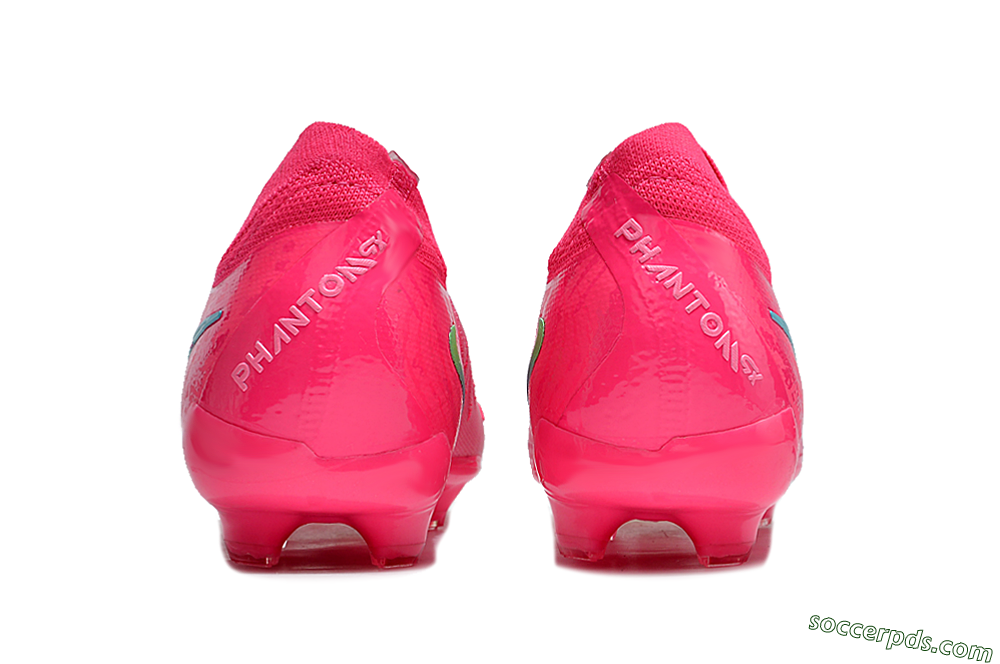Nike Phantom Luna Elite FG Low-Tops Football Boots - Pink/Yellow/Jade 5