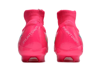 Nike Phantom Luna Elite NU FG High-Tops Football Boots - Pink/Yellow/Jade