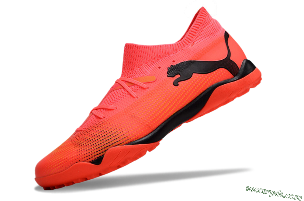 Puma Future 7 Ultimate TF Low-Tops Football Shoes - Red/Black 5