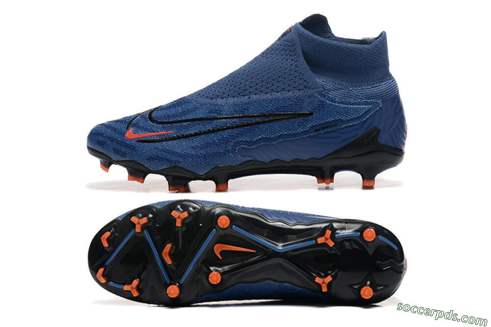 Nike Phantom GX DF Elite FG High-Tops Football Boots - Blue/Red/Black 0