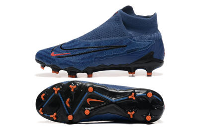 Nike Phantom GX DF Elite FG High-Tops Football Boots - Blue/Red/Black