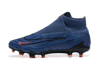 Nike Phantom GX DF Elite FG High-Tops Football Boots - Blue/Red/Black