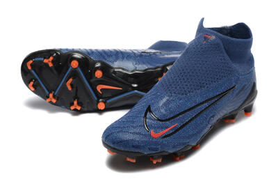 Nike Phantom GX DF Elite FG High-Tops Football Boots - Blue/Red/Black