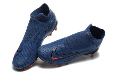 Nike Phantom GX DF Elite FG High-Tops Football Boots - Blue/Red/Black