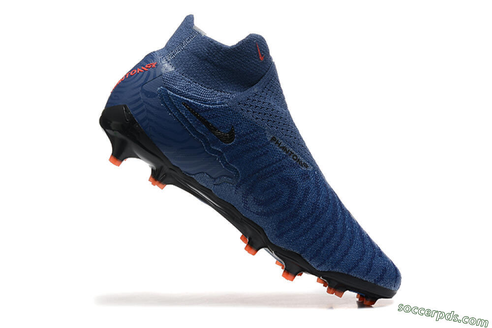 Nike Phantom GX DF Elite FG High-Tops Football Boots - Blue/Red/Black 7