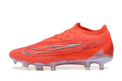 Nike Phantom GX Elite FG Low-Tops Football Boots - Red/Silver