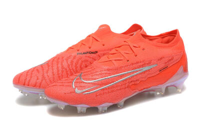 Nike Phantom GX Elite FG Low-Tops Football Boots - Red/Silver