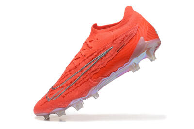 Nike Phantom GX Elite FG Low-Tops Football Boots - Red/Silver