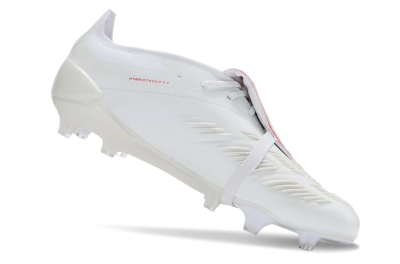 Adidas Predator Elite Foldover Tongue FG Low-Tops Football Boots - Beige/Red/White