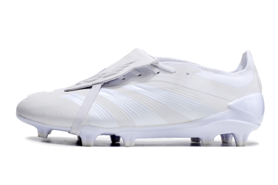Adidas Predator Elite Foldover Tongue FG Low-Tops Football Boots - White/Beige
