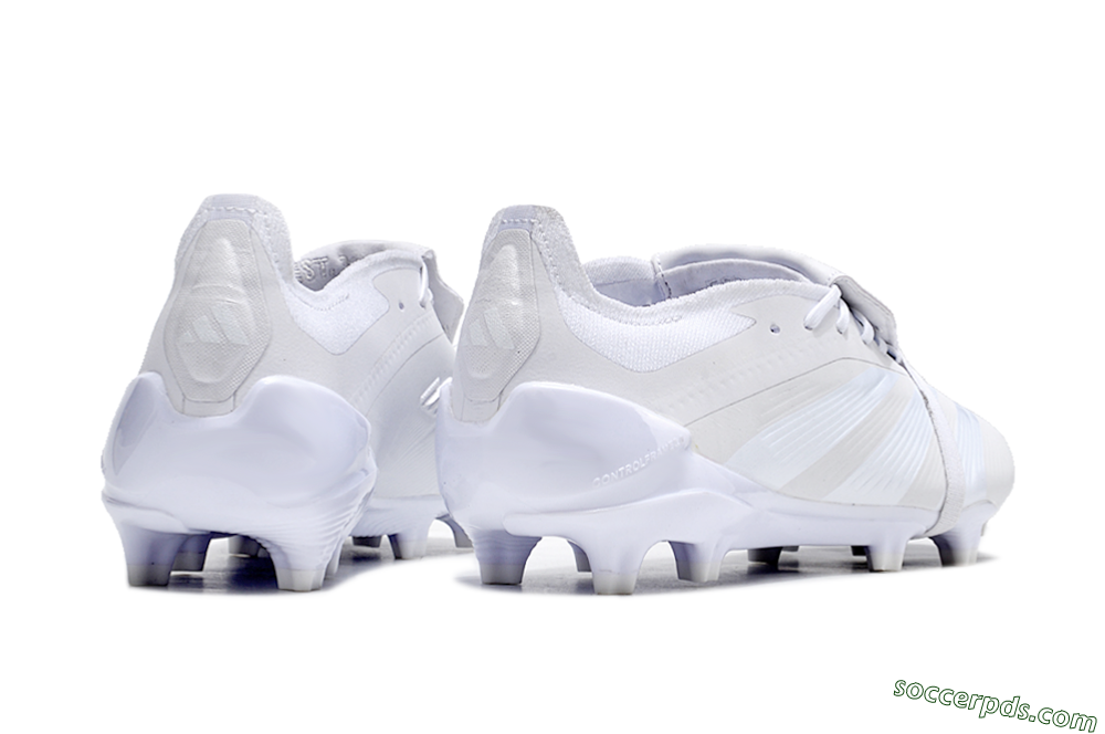 Adidas Predator Elite Foldover Tongue FG Low-Tops Football Boots - White/Beige 6