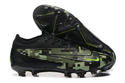 Nike Phantom GX Elite FG Low-Tops Football Boots - Black/Camo/Yellow