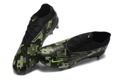 Nike Phantom GX Elite FG Low-Tops Football Boots - Black/Camo/Yellow