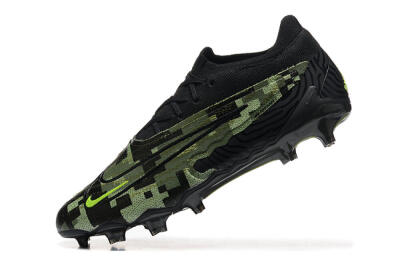 Nike Phantom GX Elite FG Low-Tops Football Boots - Black/Camo/Yellow