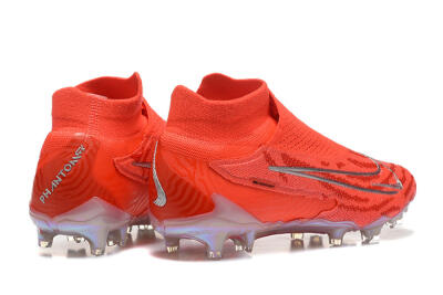Nike Phantom GX DF Elite FG High-Tops Football Boots - Red/Silver