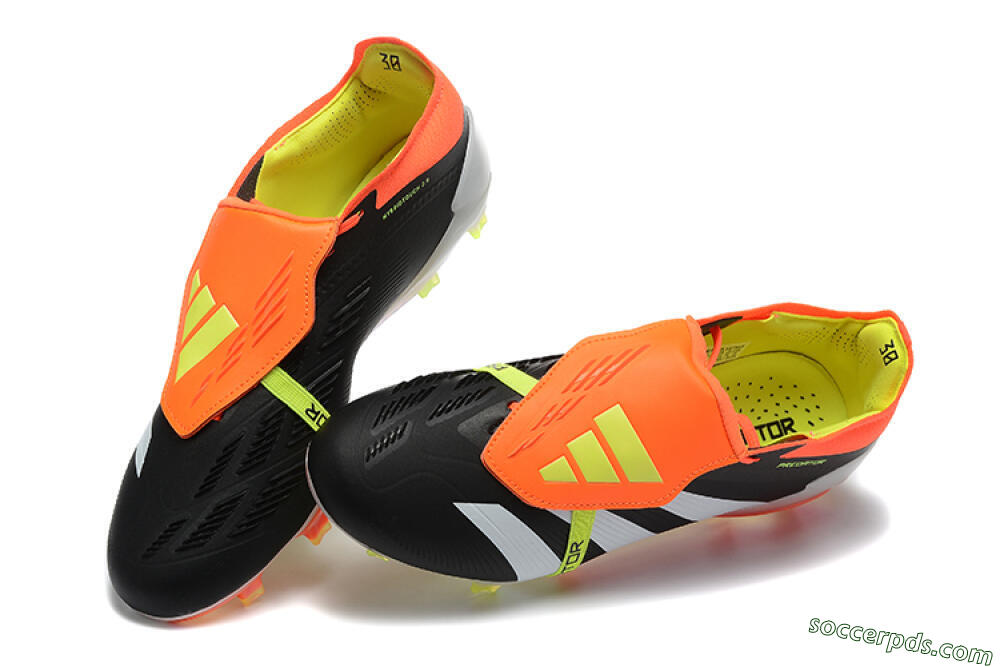 Adidas Predator Elite Foldover Tongue FG Low-Tops Football Boots - White/Black/Red 6