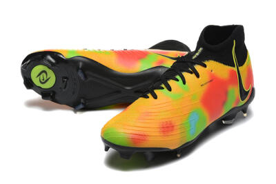 Nike Phantom Luna Elite NU FG High-Tops Football Boots - Black/Rainbow