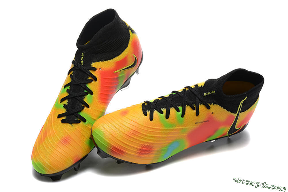 Nike Phantom Luna Elite NU FG High-Tops Football Boots - Black/Rainbow 6