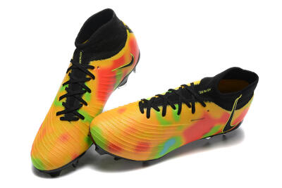Nike Phantom Luna Elite NU FG High-Tops Football Boots - Black/Rainbow