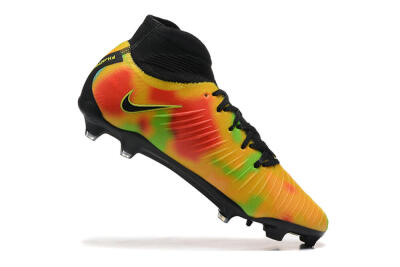 Nike Phantom Luna Elite NU FG High-Tops Football Boots - Black/Rainbow