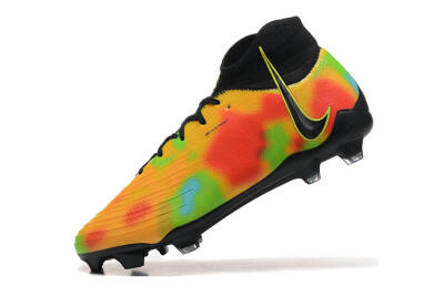 Nike Phantom Luna Elite NU FG High-Tops Football Boots - Black/Rainbow